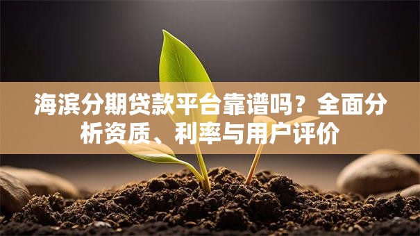 海滨分期贷款平台靠谱吗?全面分析资质、利率与用户评价 海滨分期贷款平台靠谱吗?全面分析资质、利率与用户评价