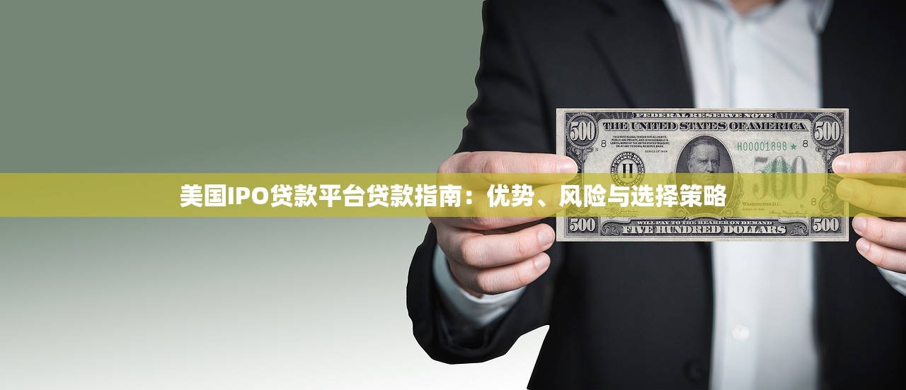 美国IPO贷款平台贷款指南：优势、风险与选择策略