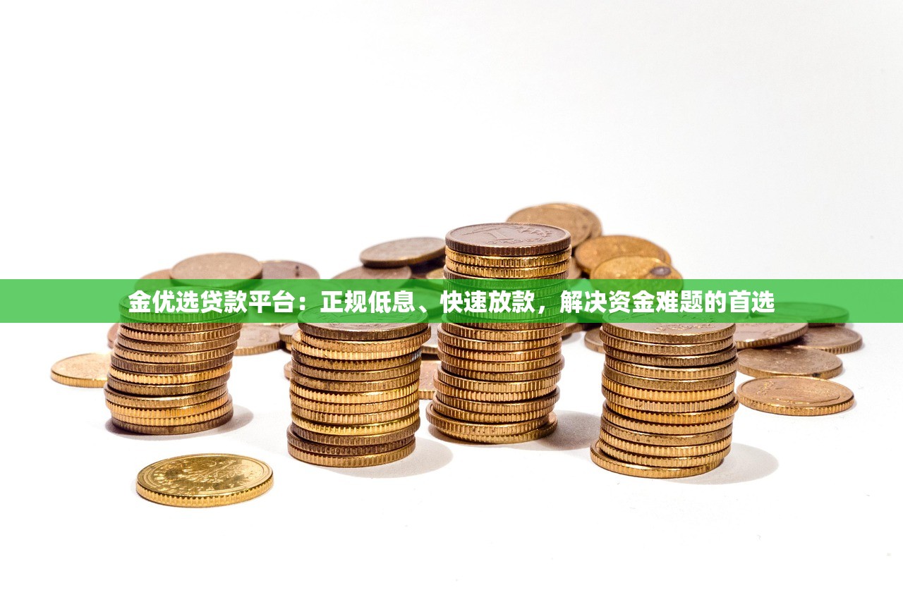 金优选贷款平台:正规低息、快速放款,解决资金难题的首选 金优选贷款平台:正规低息、快速放款,解决资金难题的首选