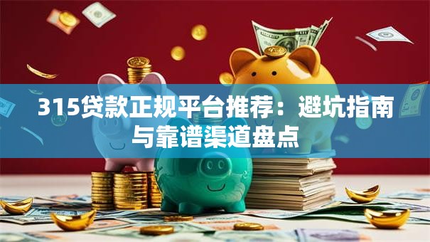 315贷款正规平台推荐:避坑指南与靠谱渠道盘点 315贷款正规平台推荐:避坑指南与靠谱渠道盘点