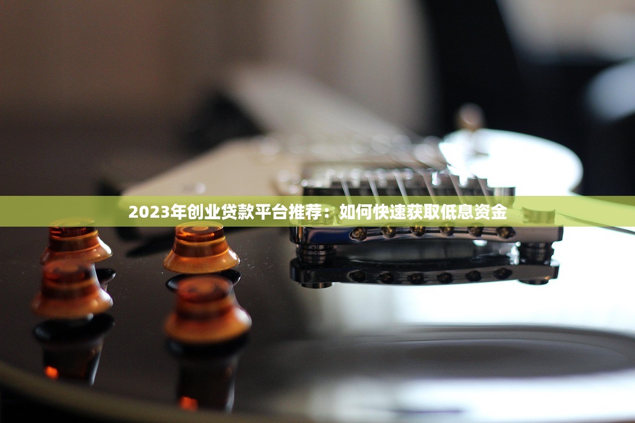 2023年创业贷款平台推荐:如何快速获取低息资金 2023年创业贷款平台推荐:如何快速获取低息资金