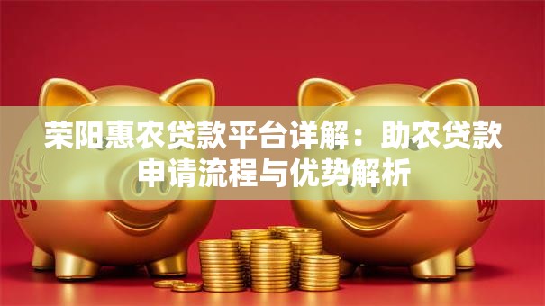 荣阳惠农贷款平台详解:助农贷款申请流程与优势解析 荣阳惠农贷款平台详解:助农贷款申请流程与优势解析
