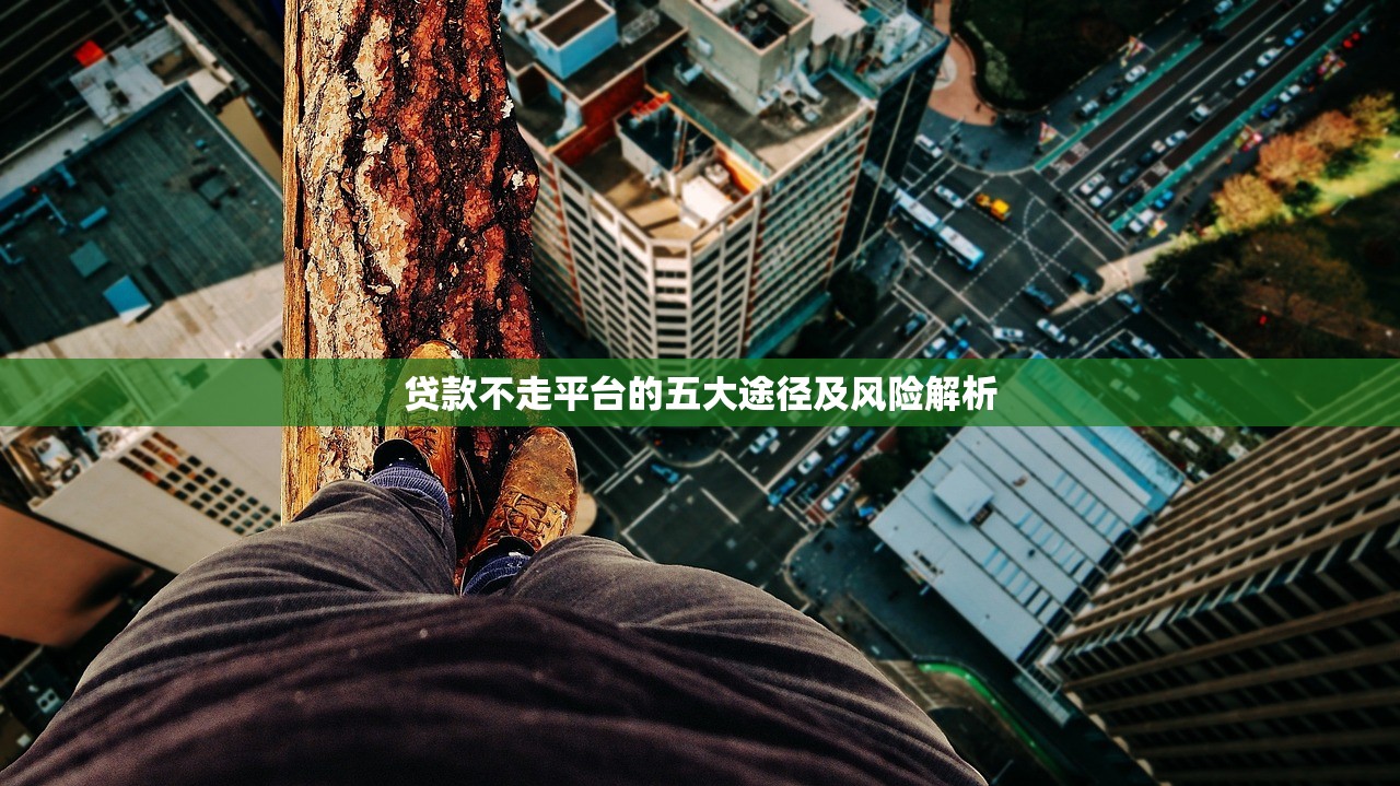 贷款不走平台的五大途径及风险解析