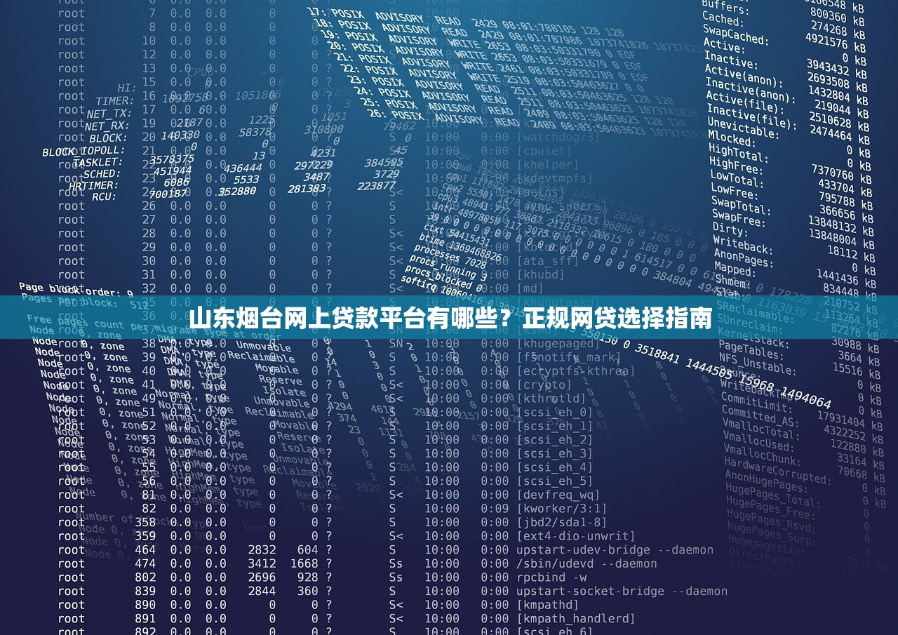 山东烟台网上贷款平台有哪些？正规网贷选择指南