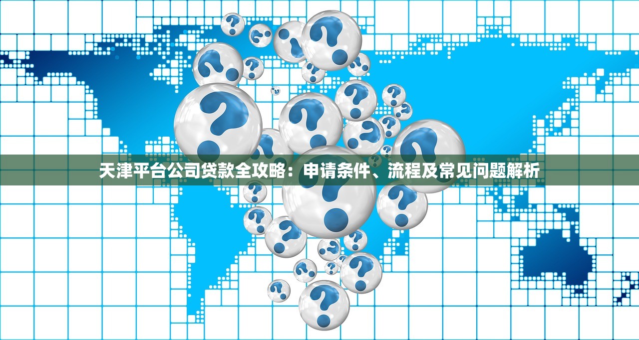 天津平台公司贷款全攻略：申请条件、流程及常见问题解析