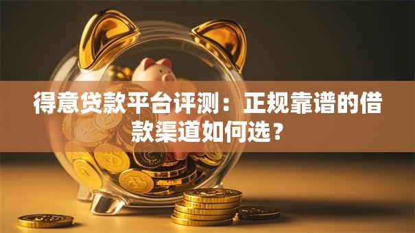 得意贷款平台评测:正规靠谱的借款渠道如何选? 得意贷款平台评测:正规靠谱的借款渠道如何选?
