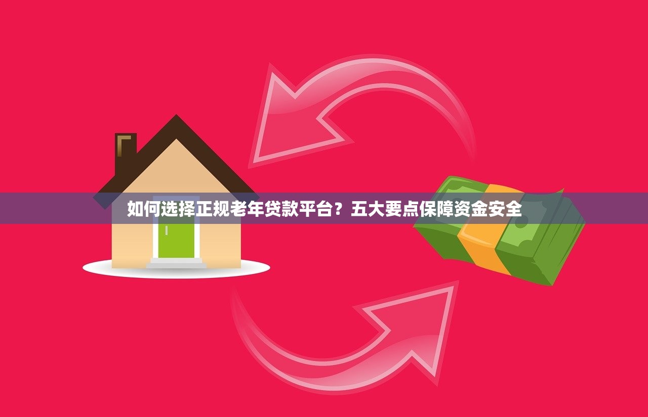 如何选择正规老年贷款平台？五大要点保障资金安全