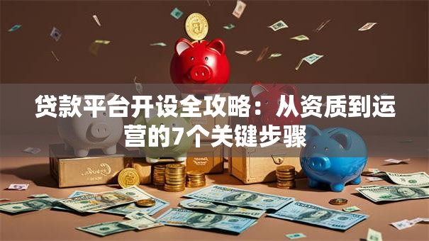 贷款平台开设全攻略:从资质到运营的7个关键步骤 贷款平台开设全攻略:从资质到运营的7个关键步骤