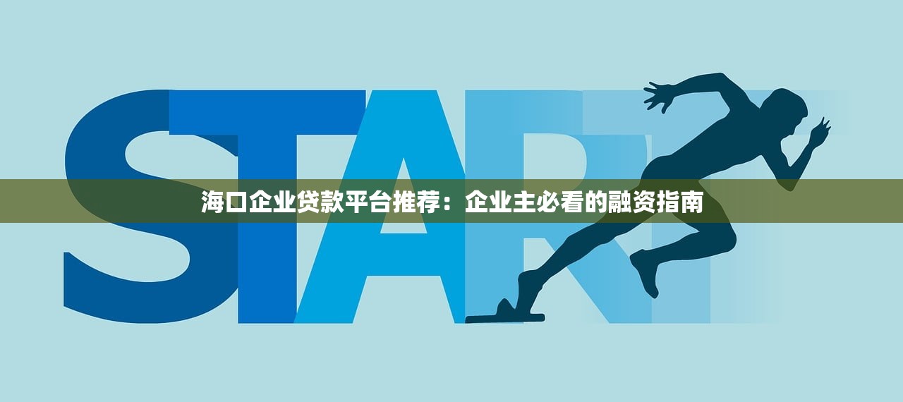 海口企业贷款平台推荐：企业主必看的融资指南