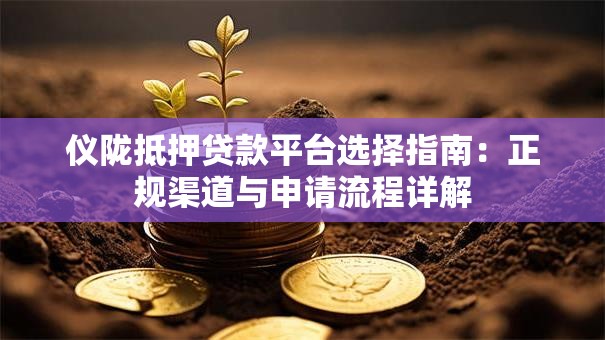 仪陇抵押贷款平台选择指南：正规渠道与申请流程详解