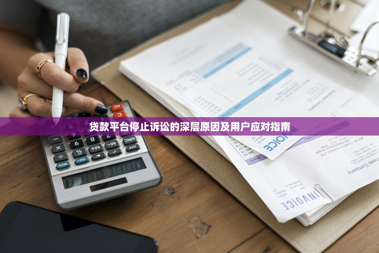 贷款平台停止诉讼的深层原因及用户应对指南