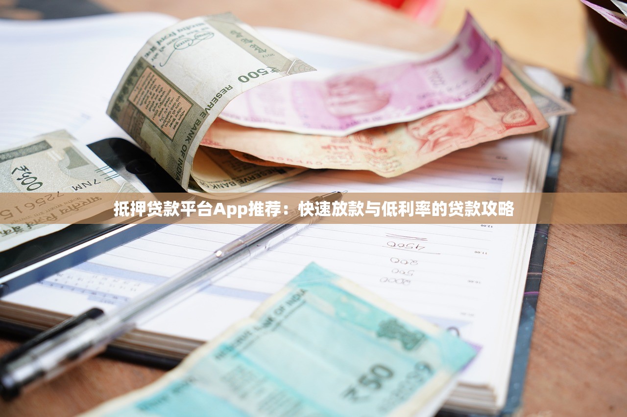抵押贷款平台App推荐：快速放款与低利率的贷款攻略