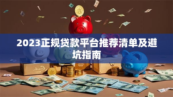 2023正规贷款平台推荐清单及避坑指南 2023正规贷款平台推荐清单及避坑指南
