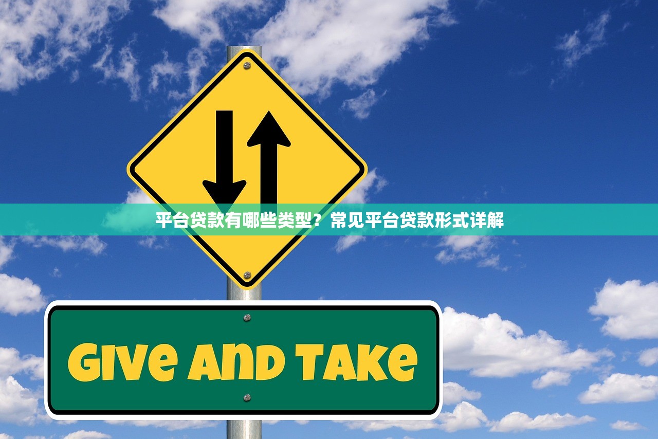 平台贷款有哪些类型?常见平台贷款形式详解 平台贷款有哪些类型?常见平台贷款形式详解
