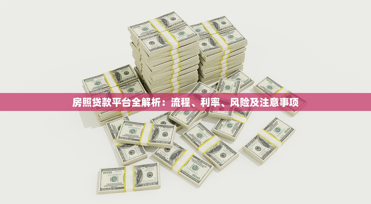 房照贷款平台全解析：流程、利率、风险及注意事项