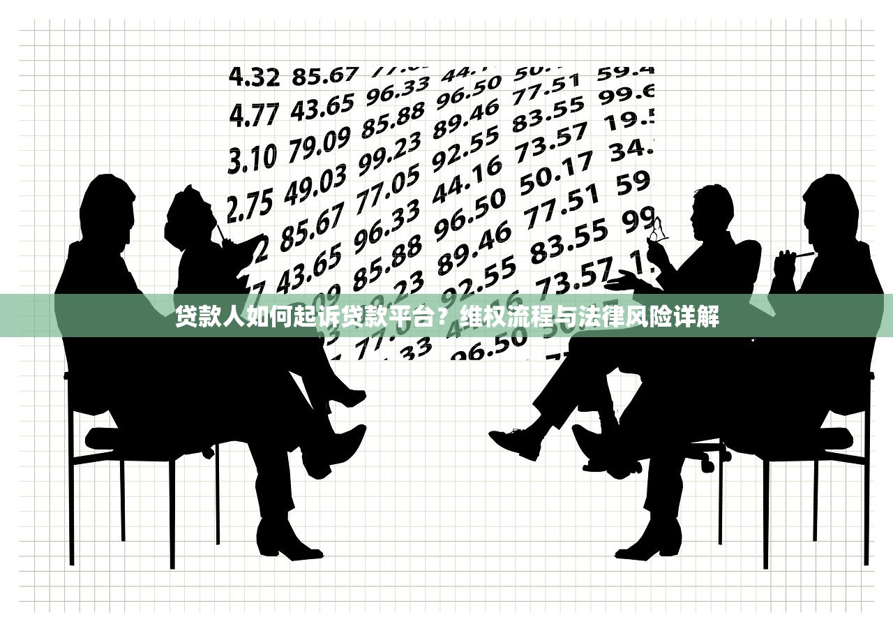 贷款人如何起诉贷款平台？维权流程与法律风险详解