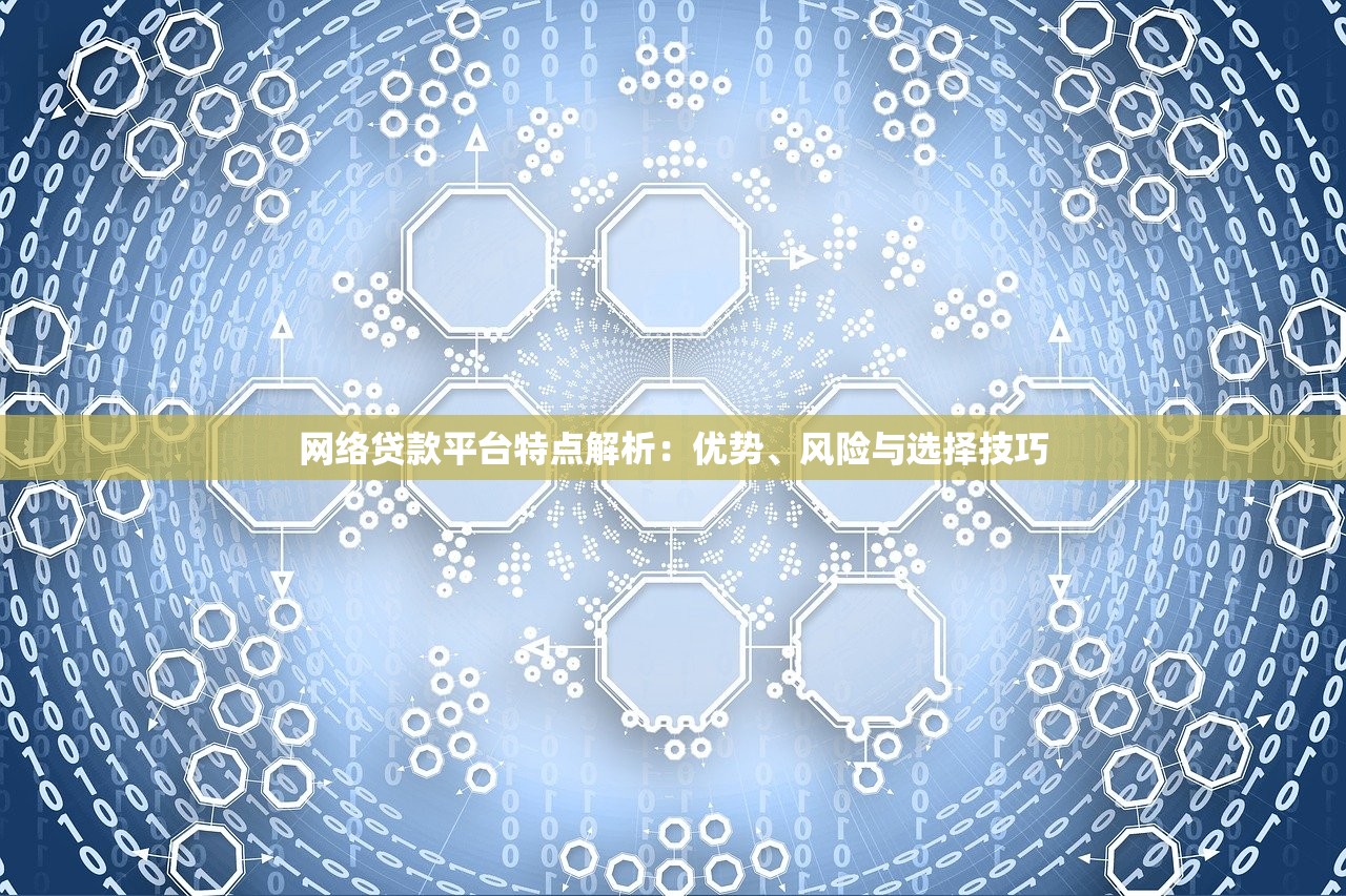 网络贷款平台特点解析：优势、风险与选择技巧