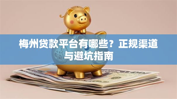 梅州贷款平台有哪些？正规渠道与避坑指南