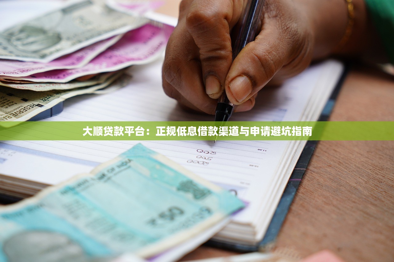 大顺贷款平台：正规低息借款渠道与申请避坑指南
