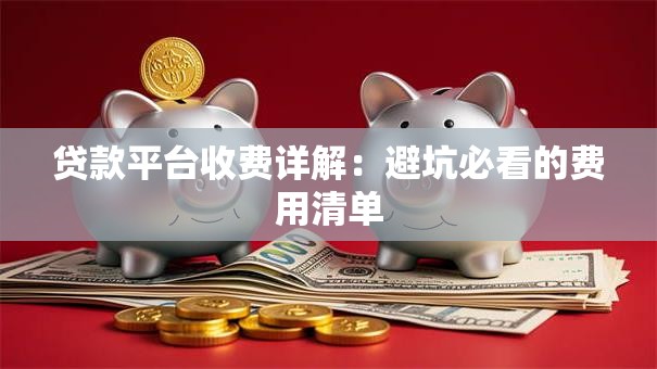 贷款平台收费详解:避坑必看的费用清单 贷款平台收费详解:避坑必看的费用清单