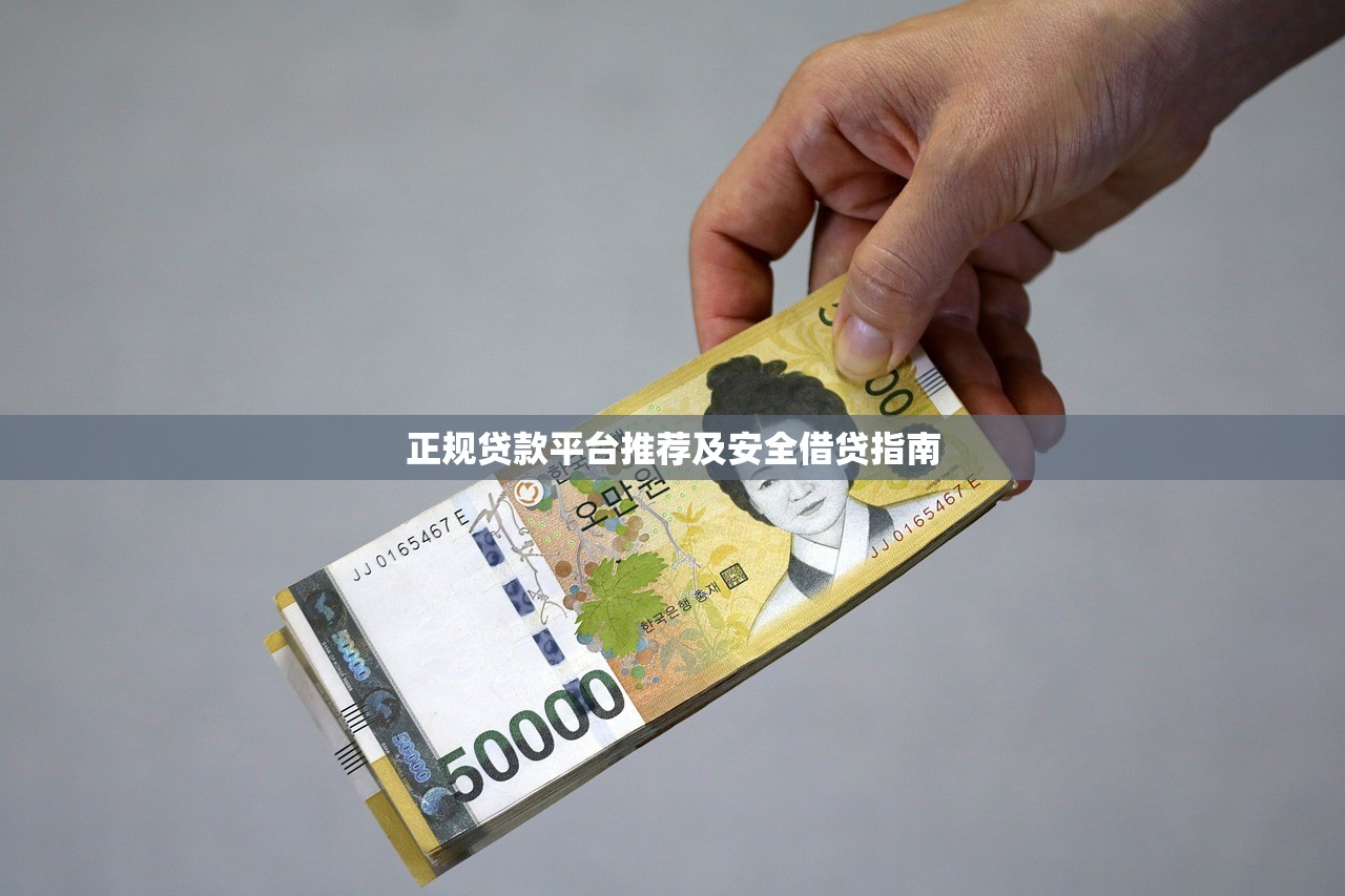 正规贷款平台推荐及安全借贷指南