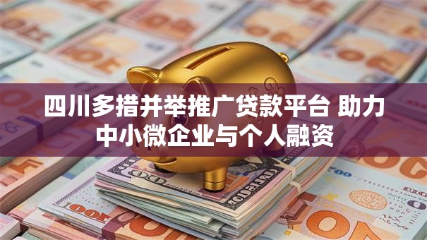 四川多措并举推广贷款平台 助力中小微企业与个人融资