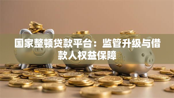 国家整顿贷款平台：监管升级与借款人权益保障