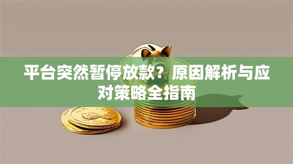 平台突然暂停放款？原因解析与应对策略全指南