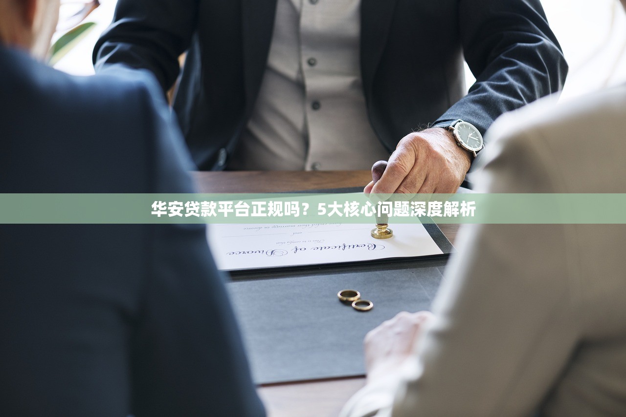 华安贷款平台正规吗?5大核心问题深度解析 华安贷款平台正规吗?5大核心问题深度解析