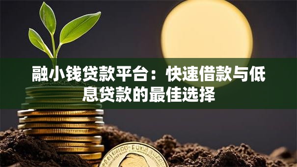 融小钱贷款平台：快速借款与低息贷款的最佳选择