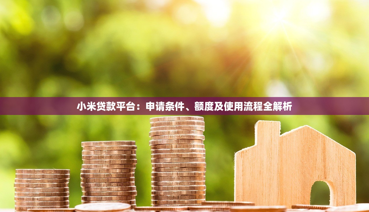 小米贷款平台：申请条件、额度及使用流程全解析