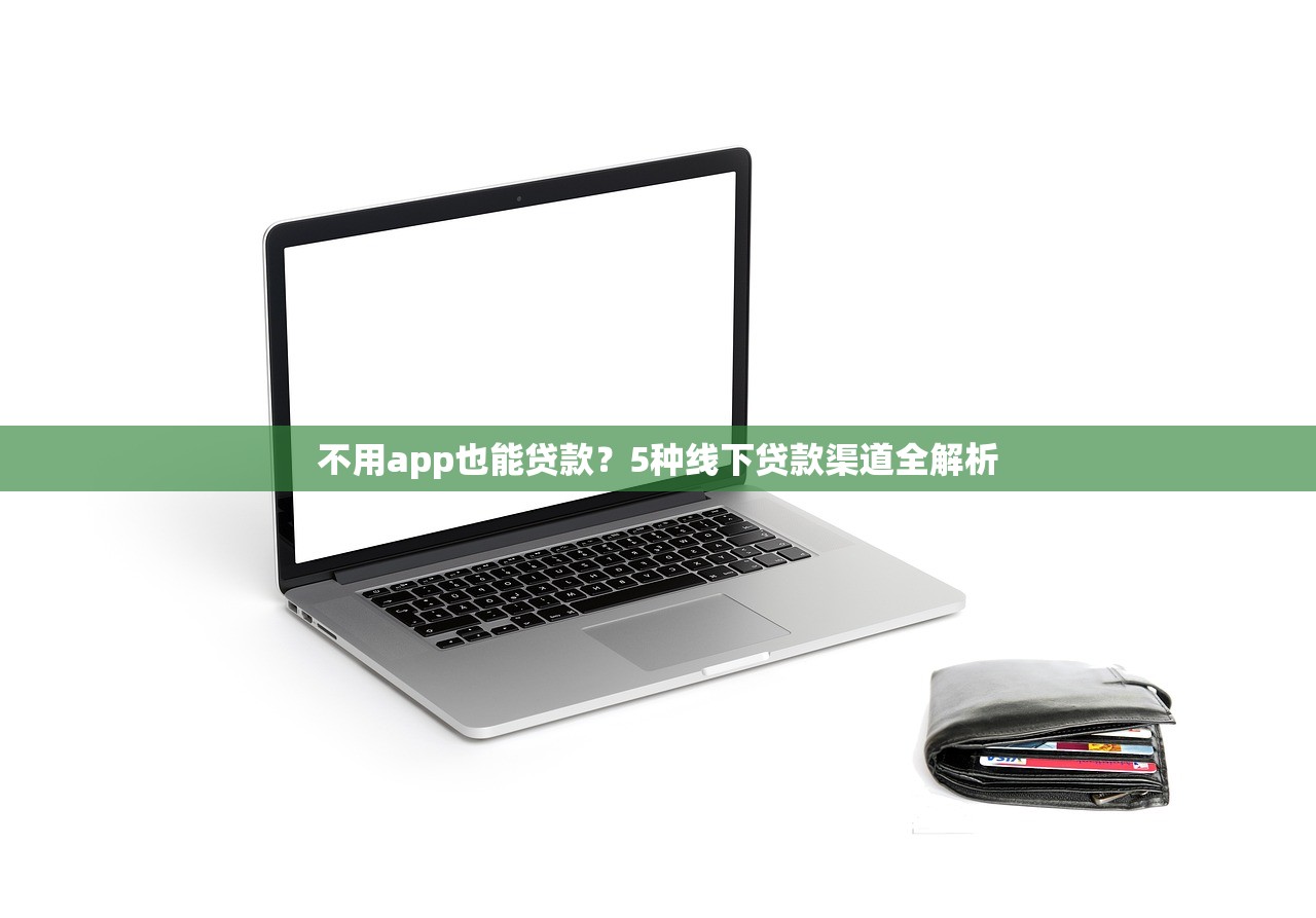 不用app也能贷款？5种线下贷款渠道全解析