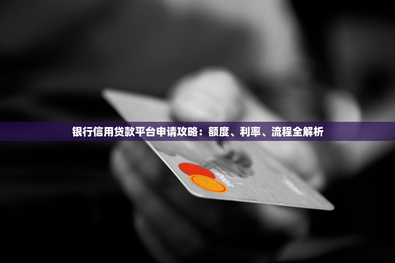 银行信用贷款平台申请攻略：额度、利率、流程全解析