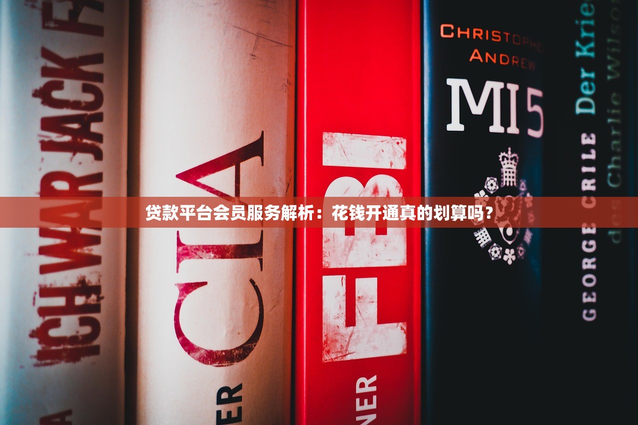 贷款平台会员服务解析：花钱开通真的划算吗？