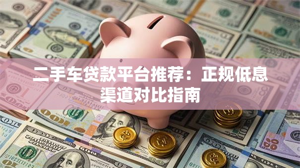 二手车贷款平台推荐：正规低息渠道对比指南