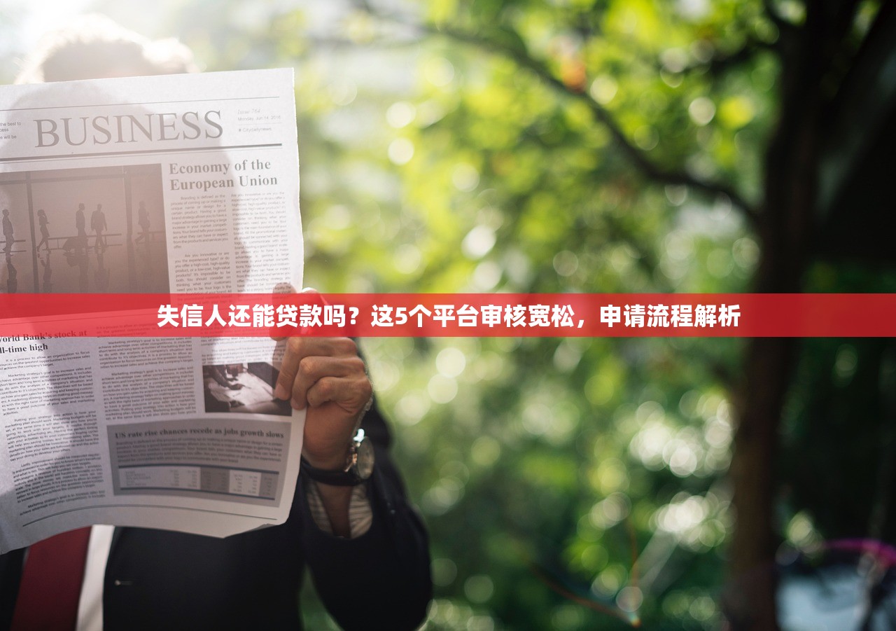 失信人还能贷款吗?这5个平台审核宽松,申请流程解析 失信人还能贷款吗?这5个平台审核宽松,申请流程解析