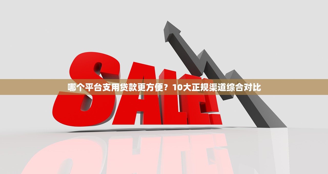 哪个平台支用贷款更方便？10大正规渠道综合对比