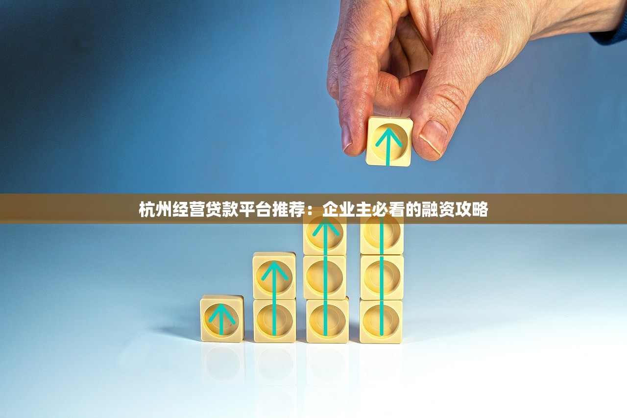 杭州经营贷款平台推荐：企业主必看的融资攻略