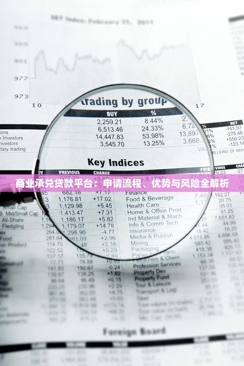 商业承兑贷款平台：申请流程、优势与风险全解析