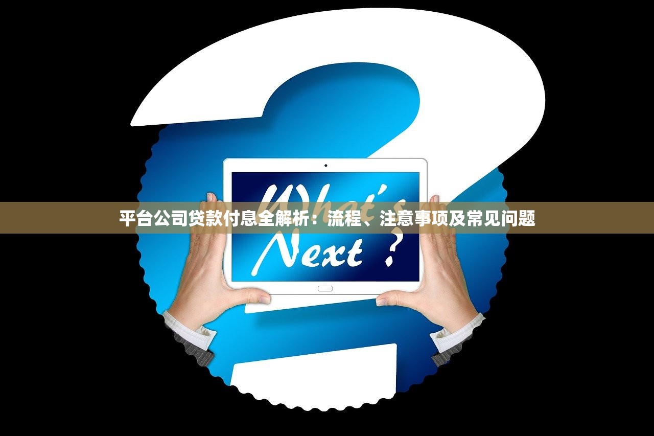 平台公司贷款付息全解析：流程、注意事项及常见问题