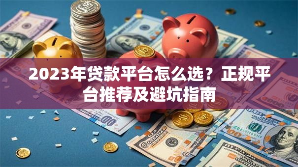 2023年贷款平台怎么选?正规平台推荐及避坑指南 2023年贷款平台怎么选?正规平台推荐及避坑指南