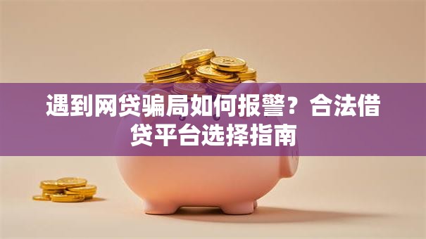 遇到网贷骗局如何报警？合法借贷平台选择指南