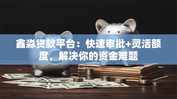 鑫淼贷款平台：快速审批+灵活额度，解决你的资金难题