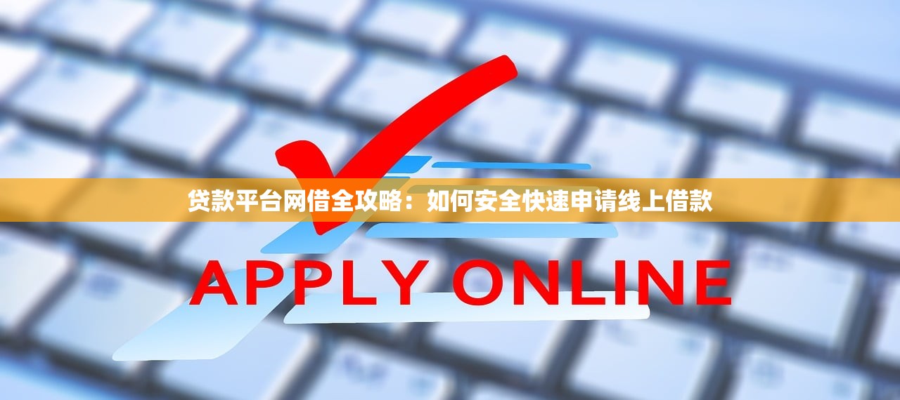 贷款平台网借全攻略：如何安全快速申请线上借款