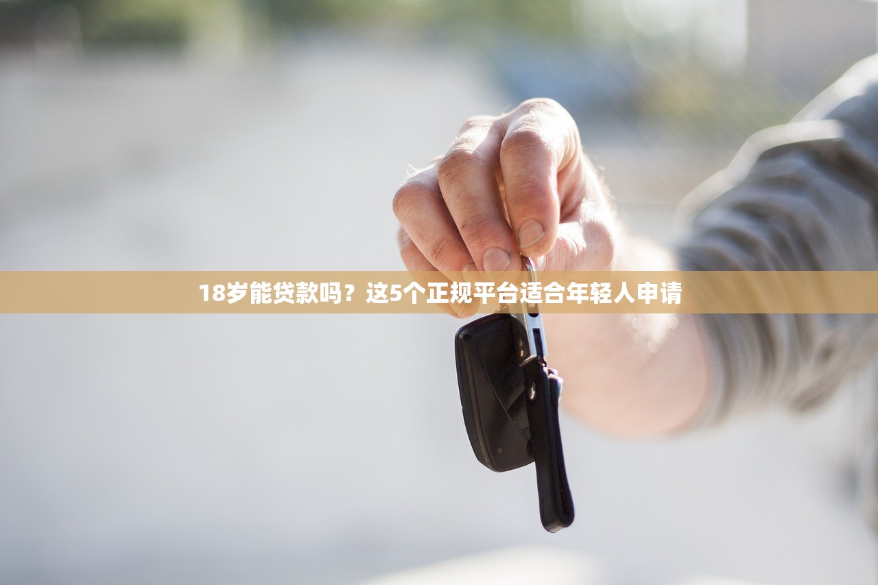 18岁能贷款吗？这5个正规平台适合年轻人申请