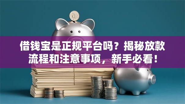借钱宝是正规平台吗？揭秘放款流程和注意事项，新手必看！