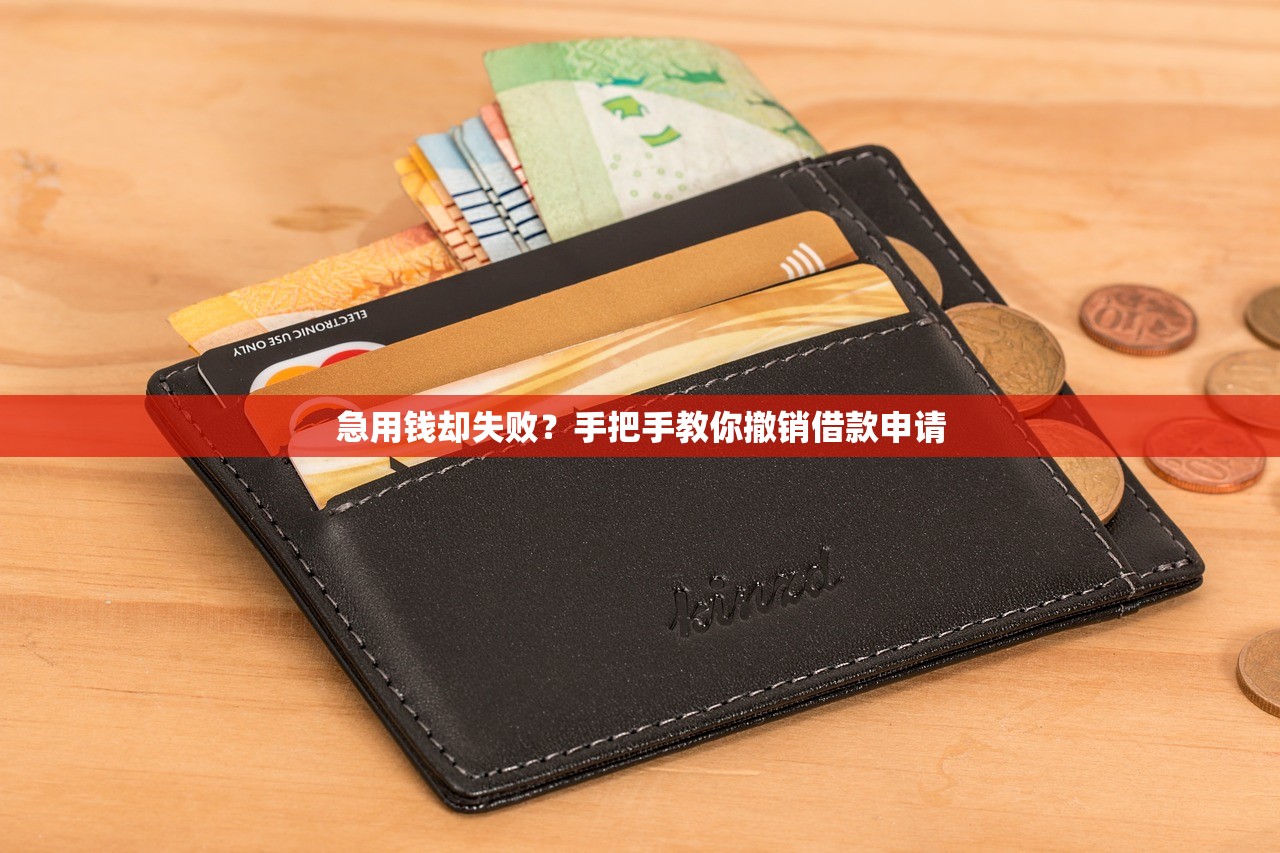 急用钱却失败？手把手教你撤销借款申请