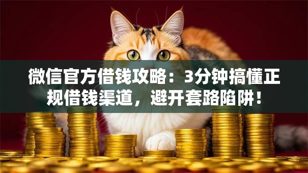 微信官方借钱攻略:3分钟搞懂正规借钱渠道,避开套路陷阱! 微信官方借钱攻略:3分钟搞懂正规借钱渠道,避开套路陷阱!