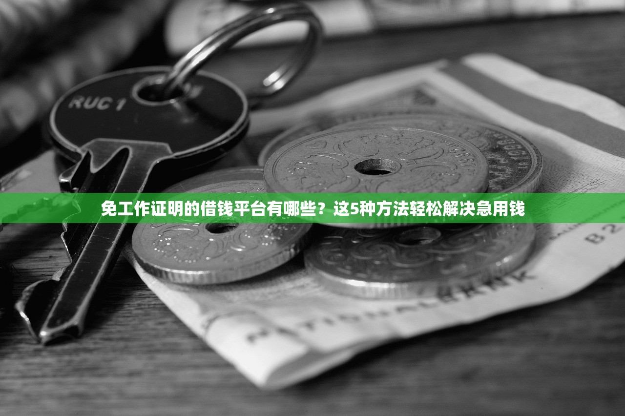 免工作证明的借钱平台有哪些？这5种方法轻松解决急用钱