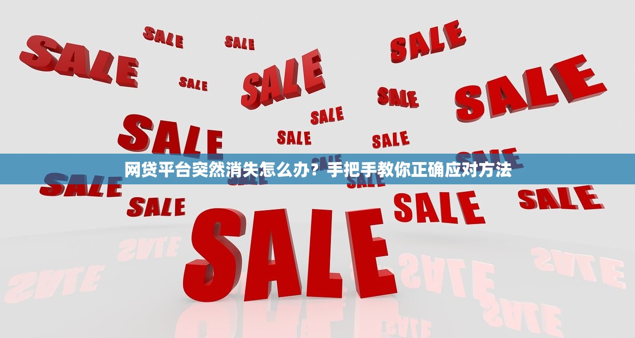 网贷平台突然消失怎么办？手把手教你正确应对方法